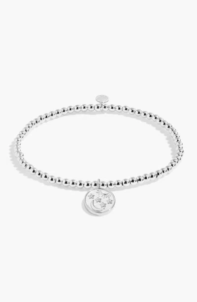 A Littles & Co. A Littles & Co A Little 'you Are My Sun, My Moon, And All My Stars' Bracelet In Silver Plating In Metallic