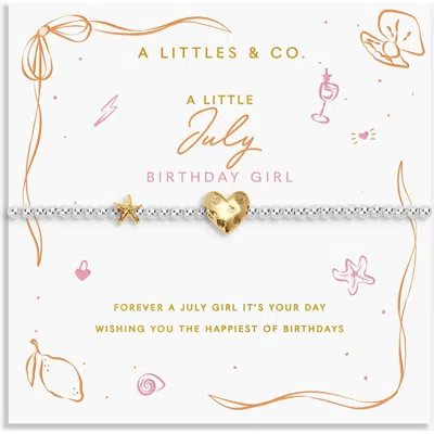 A Littles & Co. Birth Month A Little Bracelet In Gold