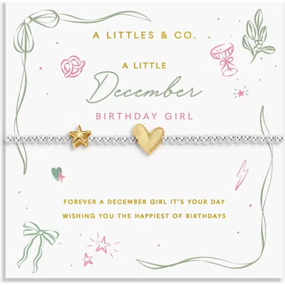 A Littles & Co. Birth Month A Little Bracelet In Gray