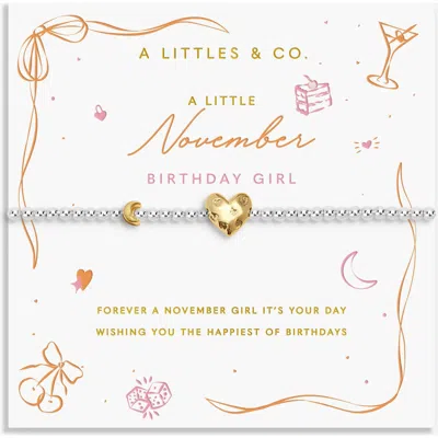 A Littles & Co. Birth Month A Little Bracelet In Multi