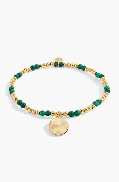 A Littles & Co. A Littles & Co Birthstone A Little May Bracelet In Gold