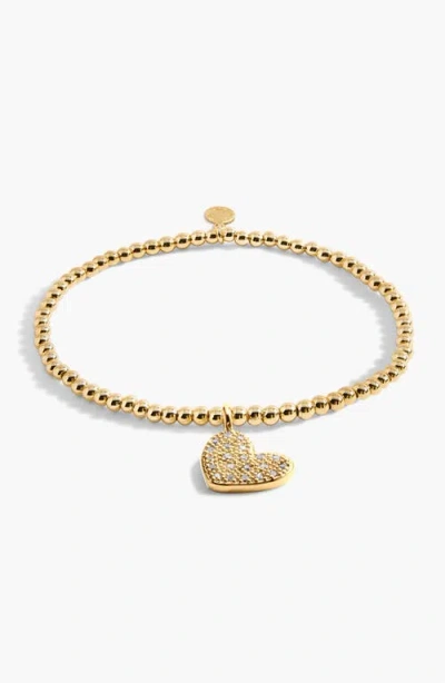 A Littles & Co. A Littles & Co Gold A Little 'happy Birthday' Bracelet