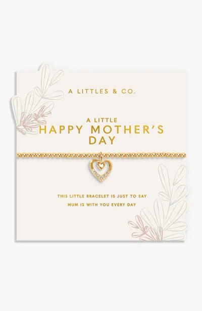 A Littles & Co. Mother's Day A Little Bracelet In Gold