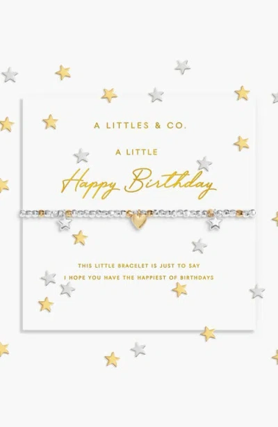 A Littles & Co. A Littles & Co Sparkle Confetti A Little 'happy Birthday' Bracelet In Mixed