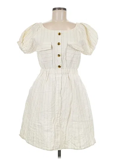 Pre-owned A Loves A Casual Dress In White