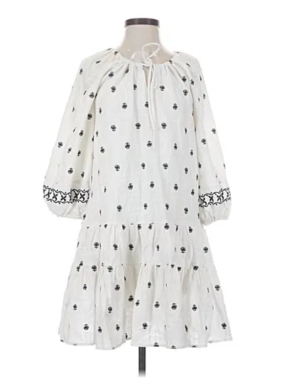Pre-owned A Loves A Casual Dress In White