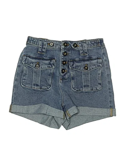 Pre-owned A Loves A Denim Shorts In Blue