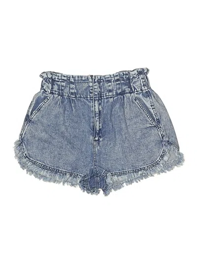 Pre-owned A Loves A Denim Shorts In Blue