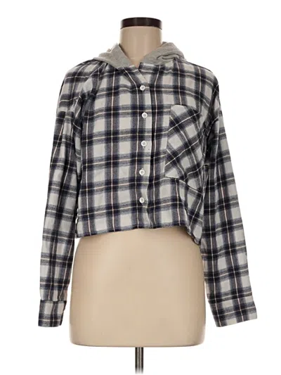Pre-owned A Loves A Long Sleeve Blouse In Silver