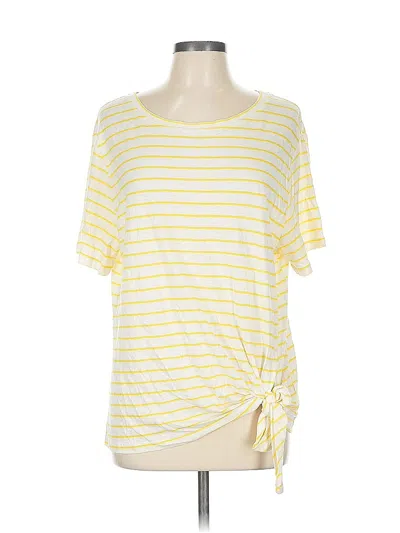 Pre-owned A Loves A Short Sleeve T-shirt In Yellow