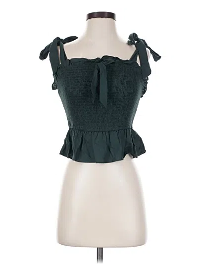 Pre-owned A Loves A Sleeveless Blouse In Green
