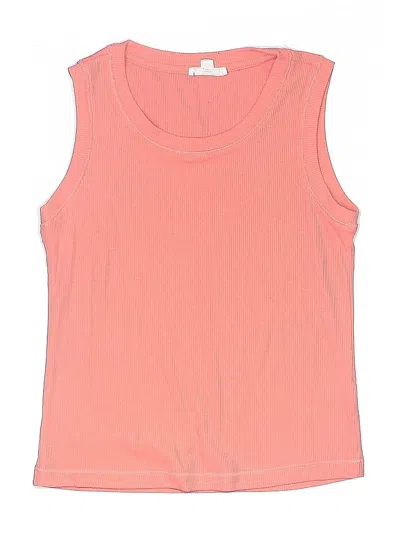 Pre-owned A Loves A Kids' Sleeveless T-shirt In Pink