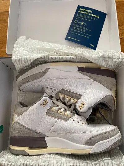 Pre-owned A Ma Maniere X Jordan Brand Jordan 3 Retro Sp A Ma Maniere Size 13 Men's Vnds Shoes In White
