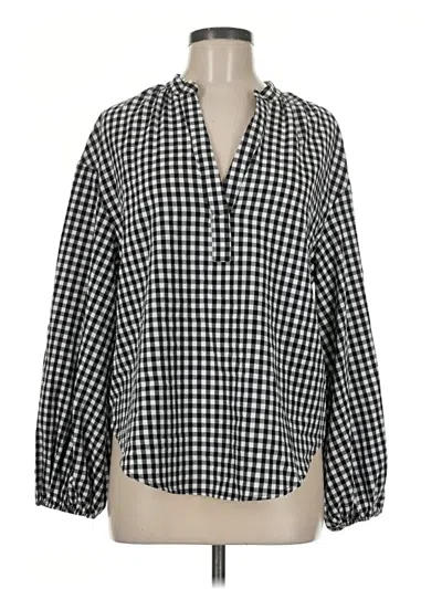 Pre-owned A New Day 3/4 Sleeve Blouse In Black
