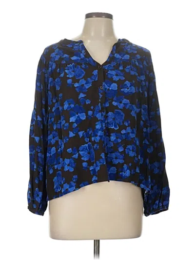Pre-owned A New Day 3/4 Sleeve Blouse In Blue