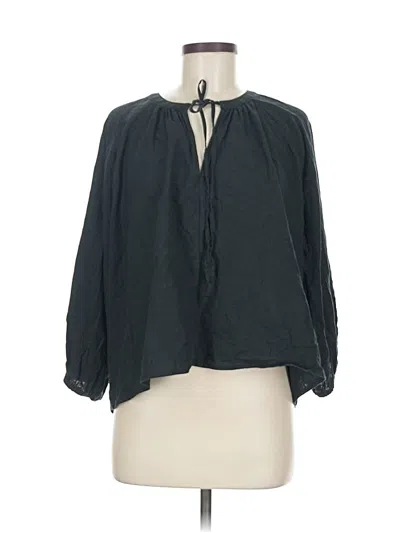 Pre-owned A New Day 3/4 Sleeve Blouse In Gray