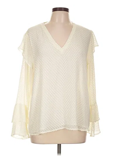 Pre-owned A New Day 3/4 Sleeve Blouse In Ivory