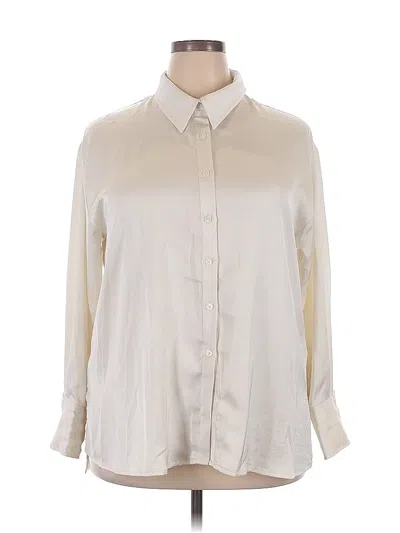 Pre-owned A New Day 3/4 Sleeve Blouse In White