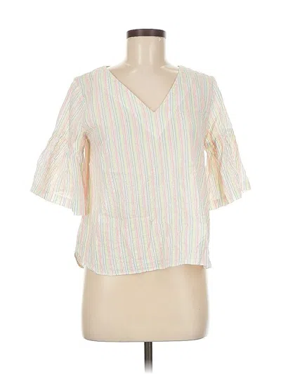 Pre-owned A New Day 3/4 Sleeve Blouse In White