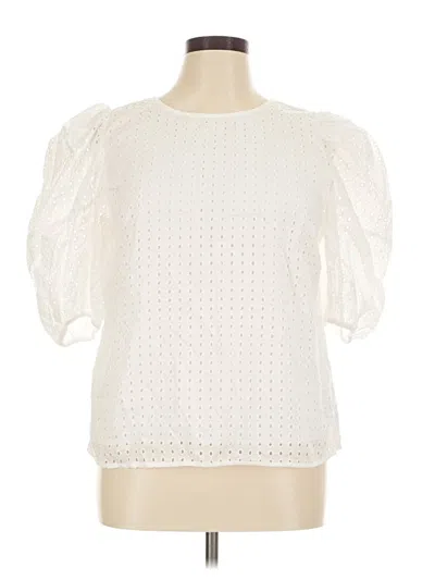 Pre-owned A New Day 3/4 Sleeve Blouse In White