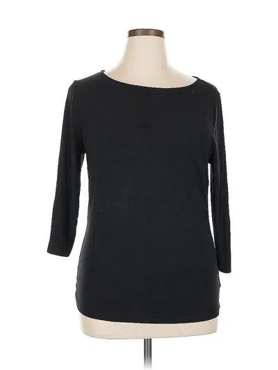 Pre-owned A New Day 3/4 Sleeve T-shirt In Black