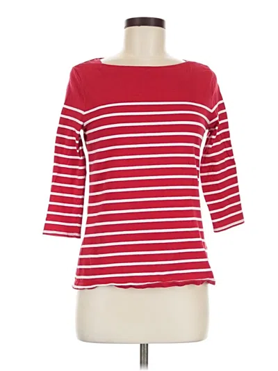 Pre-owned A New Day 3/4 Sleeve Top Red Boatneck Tops