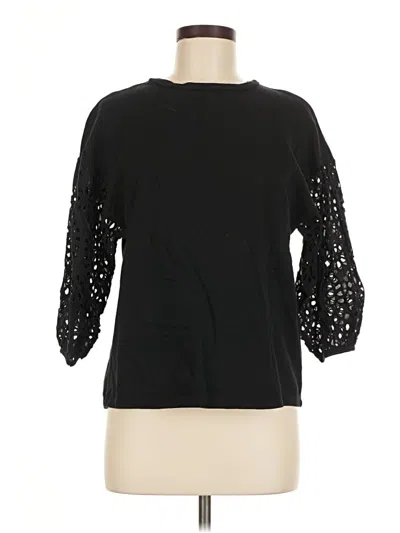 Pre-owned A New Day 3/4 Sleeve T-shirt In Black