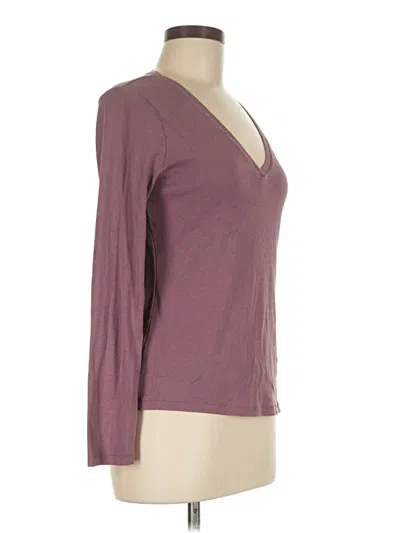 Pre-owned A New Day 3/4 Sleeve T-shirt In Burgundy