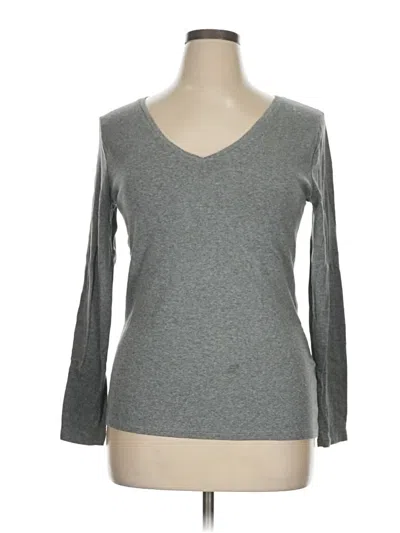 Pre-owned A New Day 3/4 Sleeve T-shirt In Gray