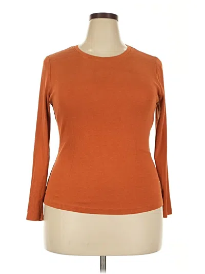 Pre-owned A New Day 3/4 Sleeve T-shirt In Orange