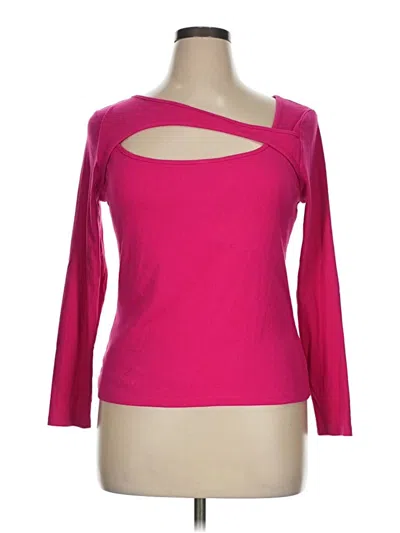 Pre-owned A New Day 3/4 Sleeve T-shirt In Pink