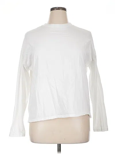 Pre-owned A New Day 3/4 Sleeve T-shirt In White