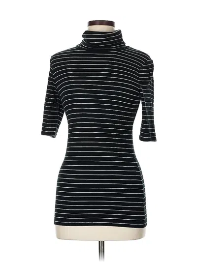 Pre-owned A New Day 3/4 Sleeve Turtleneck In Black