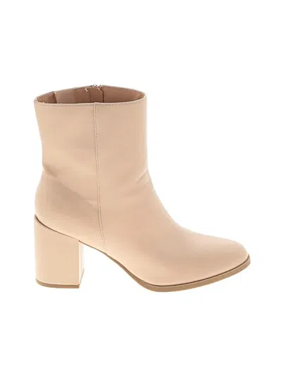 Pre-owned A New Day Ankle Boots In Ivory