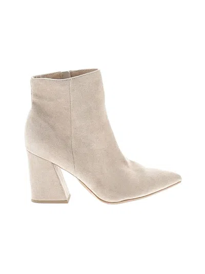 Pre-owned A New Day Ankle Boots In Ivory