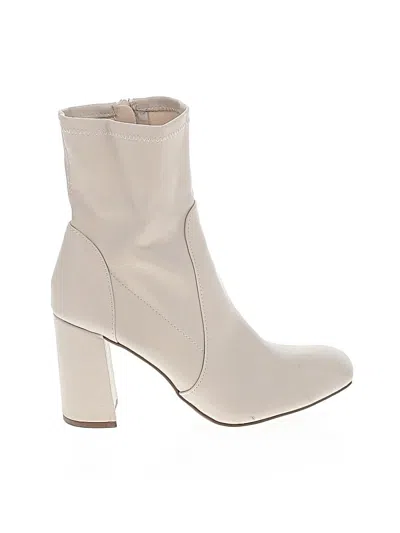 Pre-owned A New Day Ankle Boots In Ivory