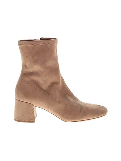Pre-owned A New Day Ankle Boots In Tan