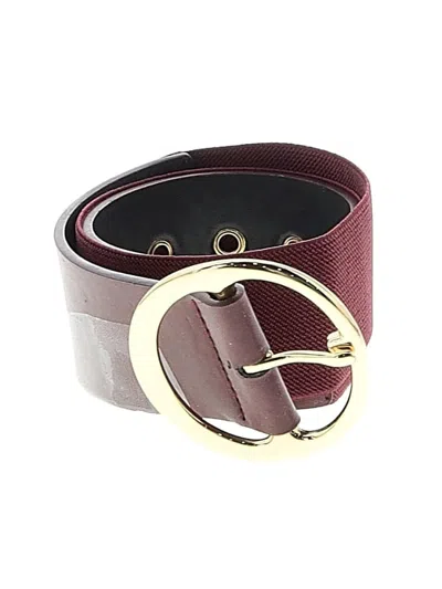A New Day Belt In Burgundy
