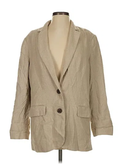 Pre-owned A New Day Blazer Jacket In Brown