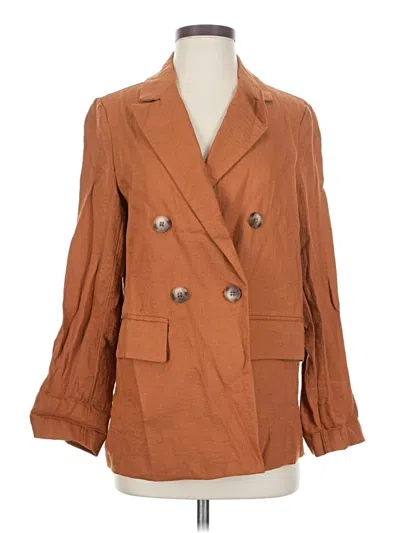 Pre-owned A New Day Blazer Jacket In Brown