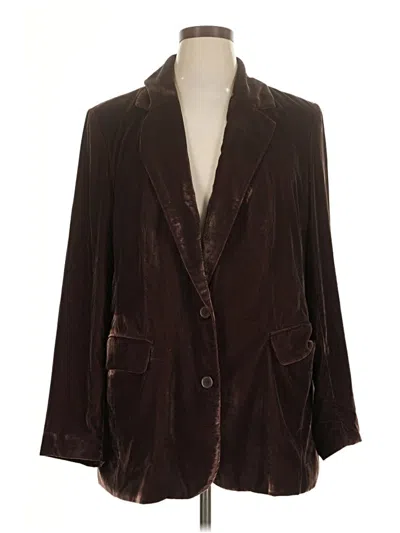 Pre-owned A New Day Blazer Jacket In Brown