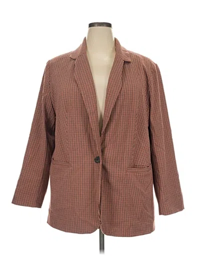 Pre-owned A New Day Blazer Jacket In Brown