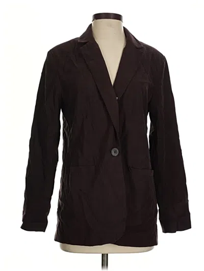 Pre-owned A New Day Blazer Jacket In Burgundy