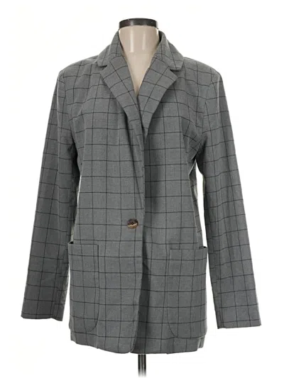 Pre-owned A New Day Blazer Jacket In Gray