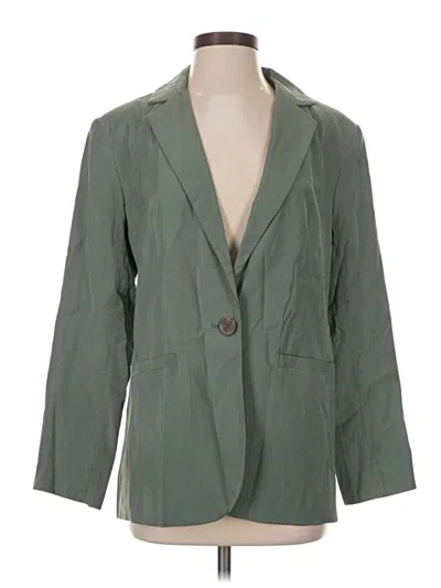 Pre-owned A New Day Blazer Jacket In Green