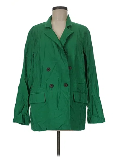 Pre-owned A New Day Blazer Jacket In Green