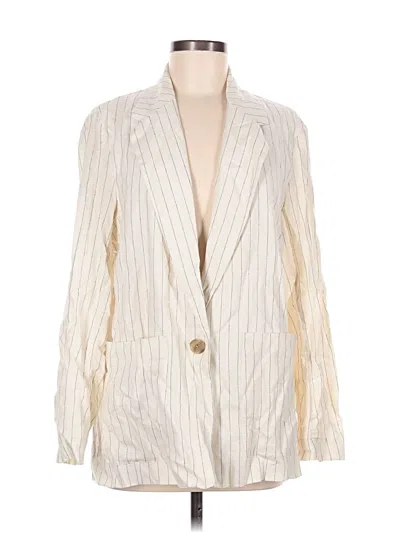 Pre-owned A New Day Blazer Jacket In Ivory