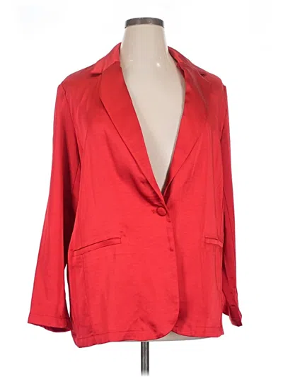 Pre-owned A New Day Blazer Jacket In Red