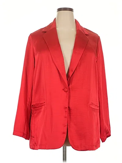Pre-owned A New Day Blazer Jacket In Red