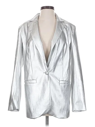 Pre-owned A New Day Blazer Jacket In Silver